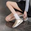 Casual Shoes Autumn and Winter Leather Surface Student Flat Running Shoes High-end Sports Shoes