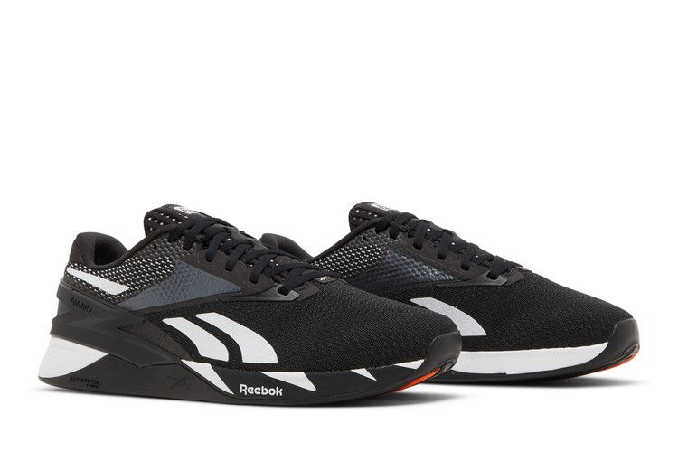 Men's Sneakers Reebok Nano X3 Core Black Footwear White Core Black/Footwear White/Smash Orange S23-R