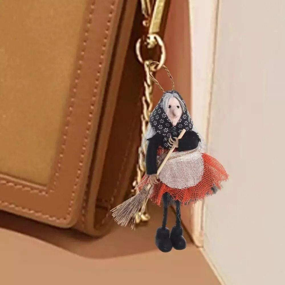 Exquisite Broom Witch Pendant Craft Witch Ornaments New Home Decor