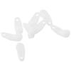 50 Pcs Plastic Curtain Track Clips Durable Drapery Hooks Easy To Use Curtain Accessories  Bedroom