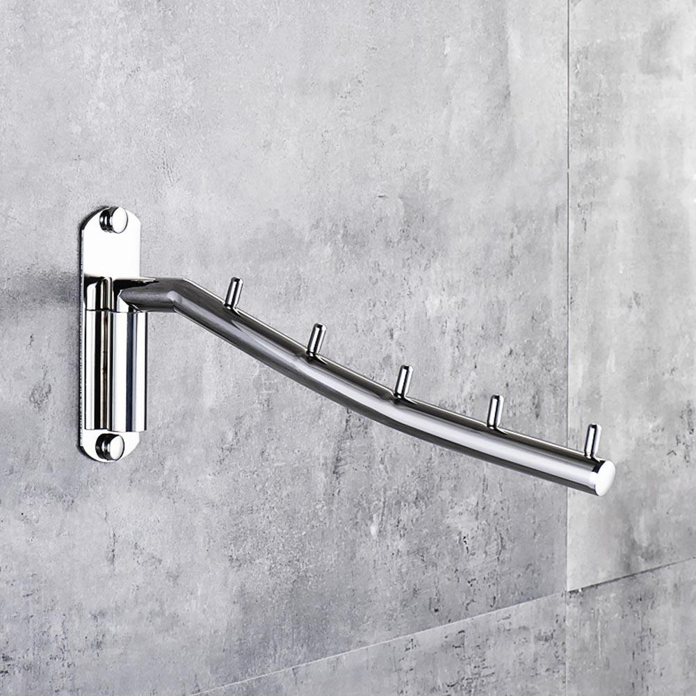 Настенное крепление из нержавеющей стали, вешалка для одежды, крючок, сушилка для полотенец для ванной комнаты