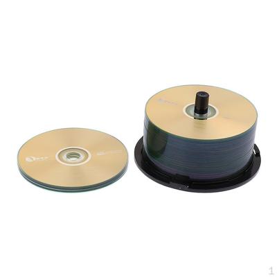 50 упаковок CD-R 52X 700 МБ, 80 минут, записываемые пустые диски DVD, диаметр шпинделя 120 мм