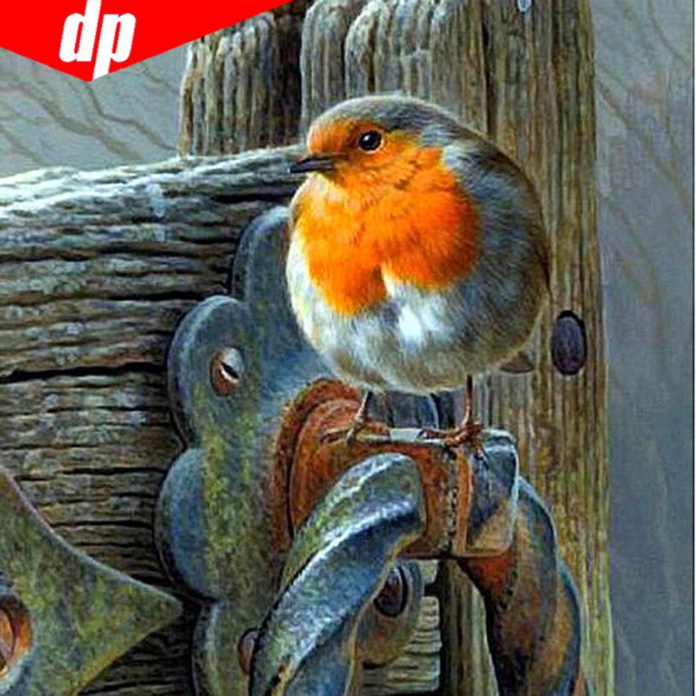 Picture Of Rhinestones Animal 5D DIY Diamond Painting Full Round Diamond Embroidery