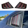 2PCS Rear Side Window Louver Vent Cover Trim For Dodge Charger 2011-2020 2021