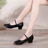 Танцевальная обувь на мягкой подошве для женщин, девушек, леди, латиноамериканская, бальная, современная, сальса, для практики танцев, с закрытым носком, для народного танца