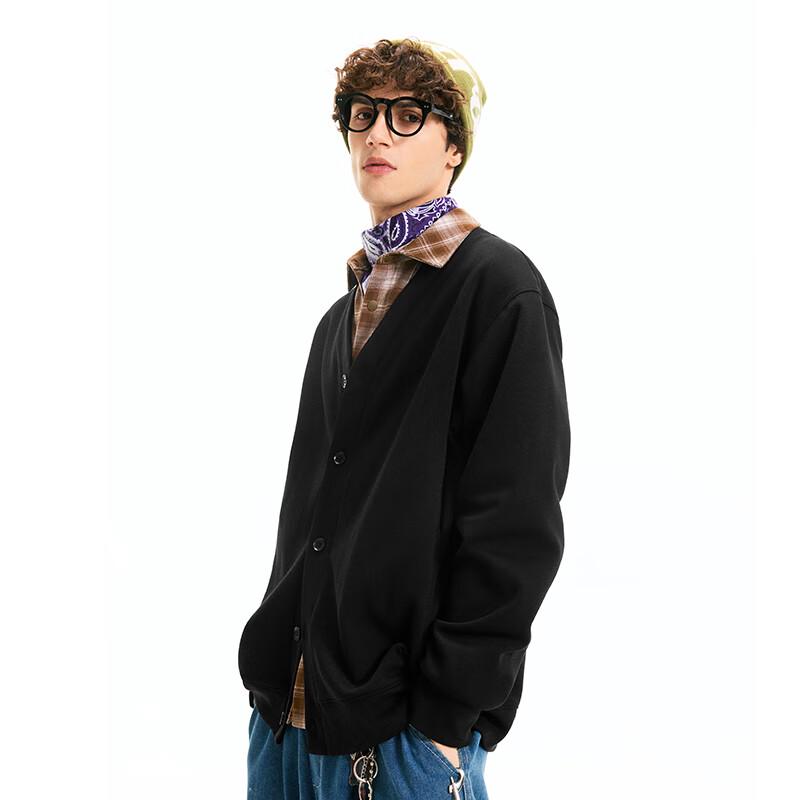 Унисекс Повседневная кофта-кардиган с V-образным вырезом Fingercroxxit