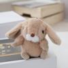Adorable Rabbit Realistic Plush Keychain With Soft Pp Cotton Stuffing Cute Keyring Toy Perfect For Couples And Car Bags