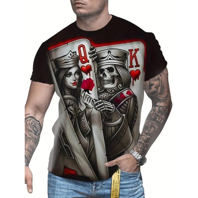 Мужская футболка с 3D принтом и короткими рукавами, свободная повседневная футболка с круглым вырезом и короткими рукавами, женская футболка