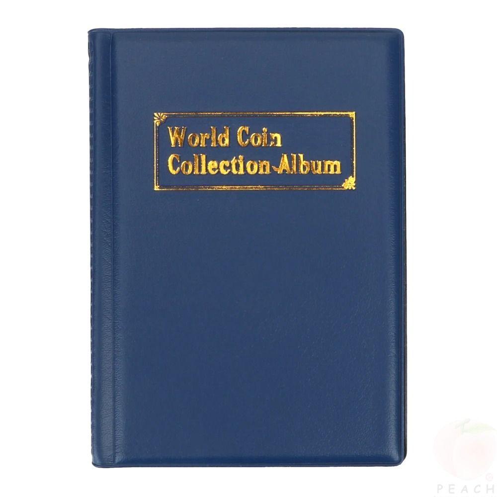 PVC Film Coin Collection Book PU Leather Storage Bags Premium Collecting Money Organizer  Gifts