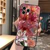Цветочный чехол-лилия для iPhone 17 Pro Max Air 16 15 14 13 Pro Max 15 16 Pro 15Plus Силиконовый чехол