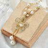 1Pcs Elegant Temperament Pearl Necklace Vintage Sweater Chain  Women's Jewelry Accessories