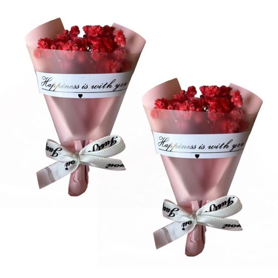 Мини букет из сухоцветов Натуральный цветок гипсофилы Оптом Дыхание ребенка Цветочный букет для DIY поделок Реквизит для фото Подарок Приглашения Декор