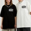 Оригинальная футболка Beef of Chicagoland унисекс/женская футболка в стиле Харадзюку с эстетической графикой, унисекс, хлопковые футболки с буквенным принтом песочного цвета