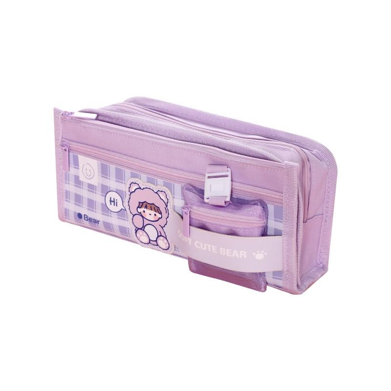 1 Pcs Pencil Bag Pencil Box Cute Bag Korean Stationery Back To School Pencil Bag Cute Pencil LXY