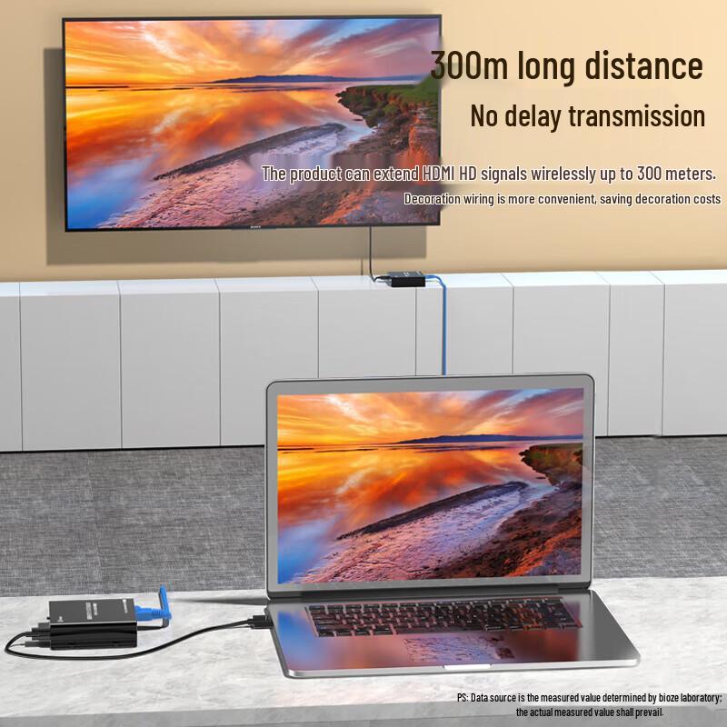 BIAZE HDMI Extender 300m (TX Transmitter)