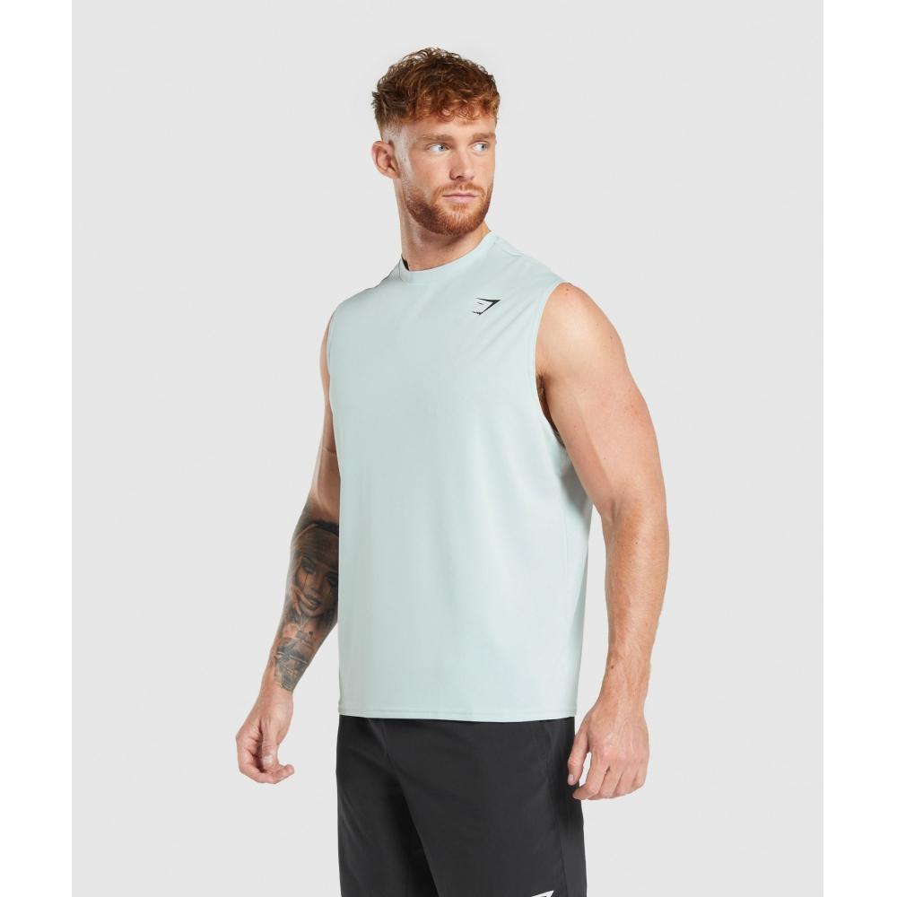 Gymshark Увеличенный производительный бак Cool Blue A6a5u Ucvd