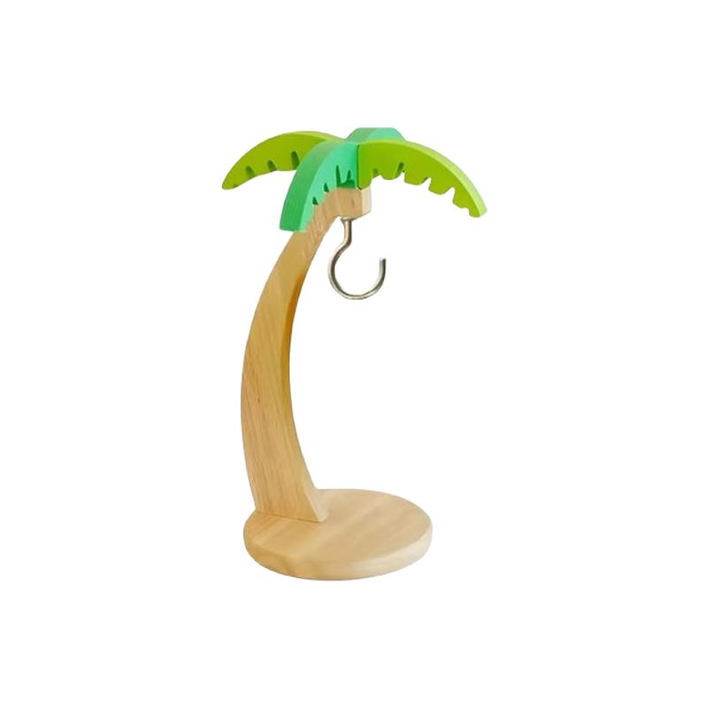 Creative Fruit Platter Wooden Banana Hanging Rack Simulated Tree Shaped Fruit Storage Container Kitchen Dining Table Decoration