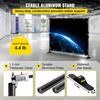 8FT Backdrop Banner Stand Step and Repeat Adjustable Telescopic Lightweight Trade Show Display Wall Exhibitor with Carrying Bag