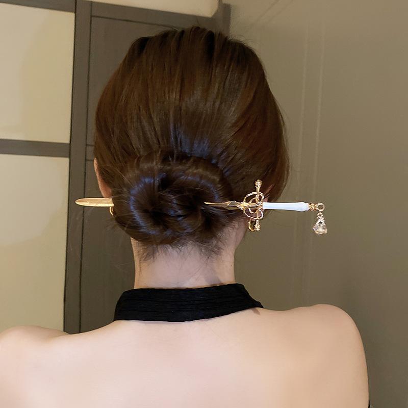 Палочки для волос, винтажные для женщин и девочек, сделай сам, простая прическа в китайском стиле, дизайн, держатель для хвоста, аксессуары для волос, ювелирные изделия