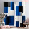2 шт., шторы с рисунком 2D-печати, геометрические панели, универсальный прочный полиэстер (без удилища) Идеи подарков для кухни