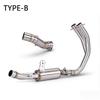 Конечная труба глушителя для мотоциклов CBR500R, CB500X, CBR400R, CB400X