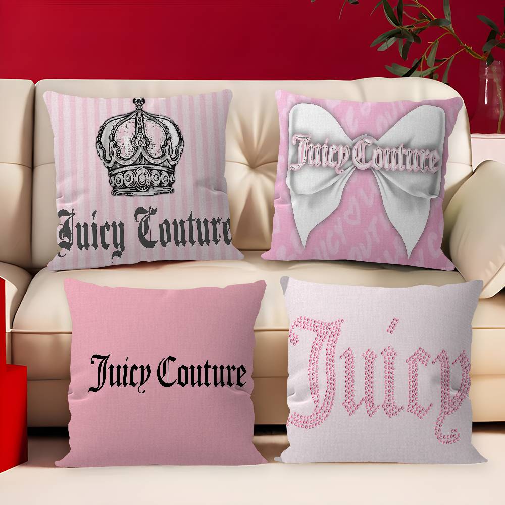 Парфюмы J-Juicy C-CoutureS-S Офисная наволочка-подушка Чехол на автомобильную подушку45X45СМ Наволочка для поясничной подушки Наволочка для диванной подушки
