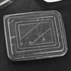 Yongduo 5-Compartment Disposable Meal Boxes (100 Sets)