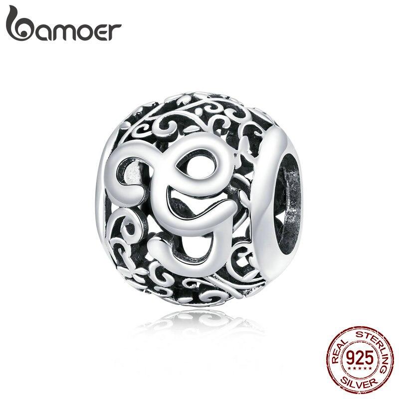 Шарм BAMOER из стерлингового серебра, для браслета