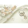 3d Flower Wallpaper Luxury Soft Bag Jewelry Flower Wall Mural Living Room Bedroom Floral Wallpaper
