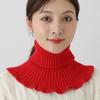 Women Warm Windproof Winter Knitted Fake Collar Turtleneck Knitted False Fake Collar