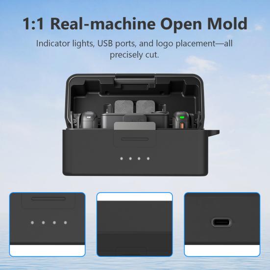 Силиконовый защитный чехол для DJI Mic 3, противоударный, устойчивый к царапинам, чехол-протектор для передатчика и приемника беспроводного микрофона, зарядного кейса