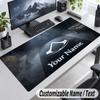 Assassin's Creed Personalized Large Mouse Pad Custom Name Text Extended Desk Mat Gaming Mousepad