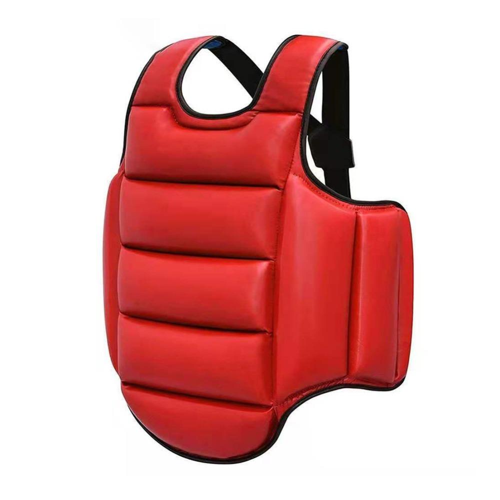 Boxing Equipment Body Protector Martial Arts Vest Soft Karate Uniform Chest Guard Belt Vest Karate