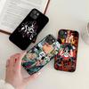 KK-38 One Piece Ace Soft Black Case for iPhone XR 14 15 11 12 13 6 7 8 X XS Pro Max Samsung S22 S23 S21 S24 FE Ultra S8 Plus