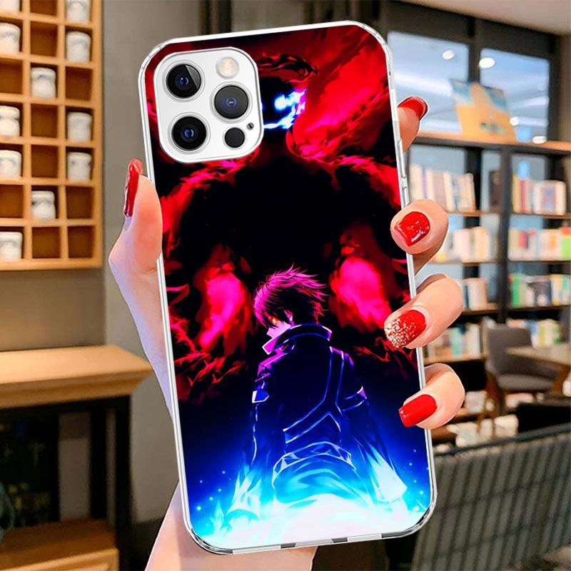 Sword Art Online Anime Cover Phone Case For iPhone 16 17 Air 15 14 Pro Max 16E Phone Case 13 Mini 12 11 7 SE 8 Print Pattern Fit