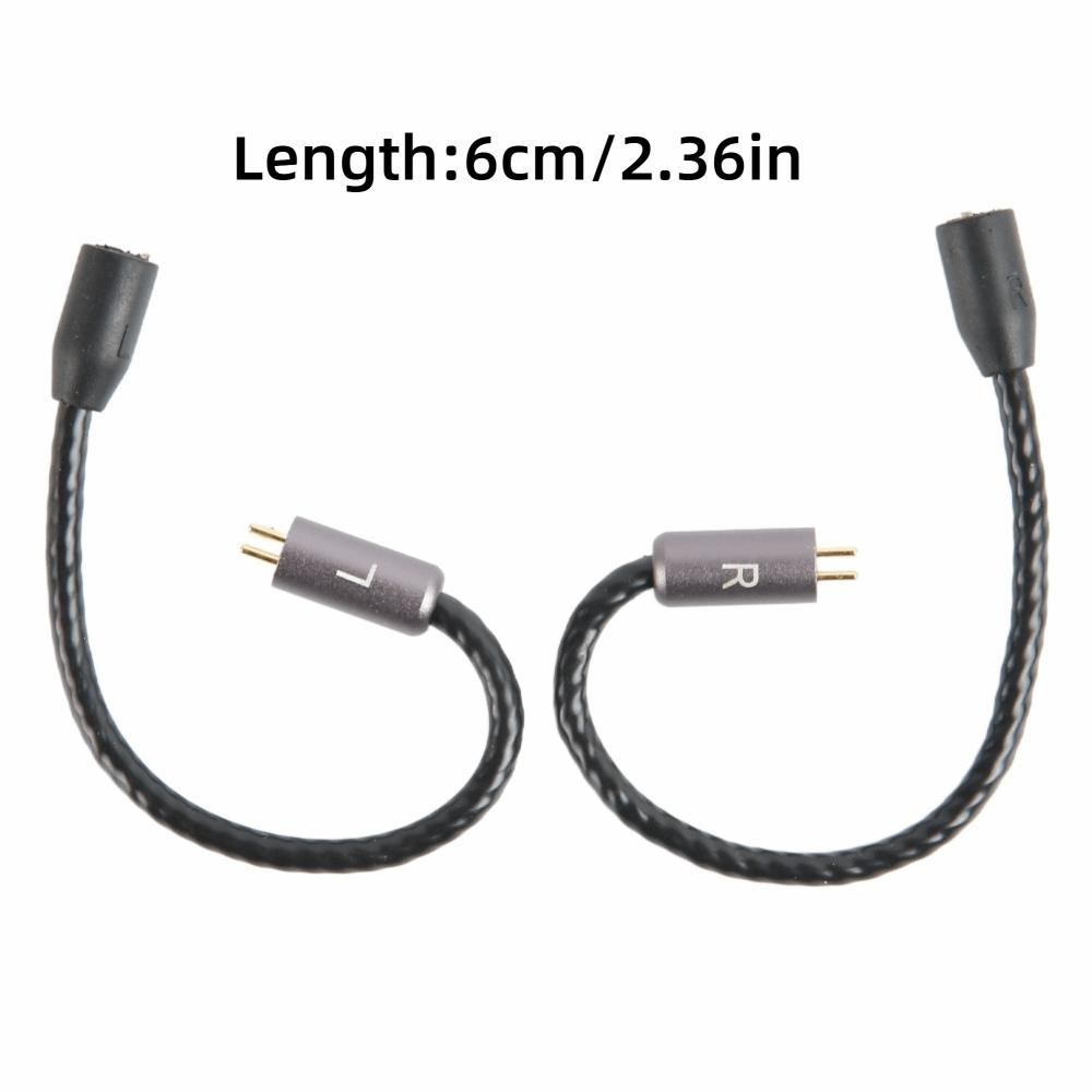 Female to Male MMCX to 2 Pin 0.78mm Adapter Cable for AS10 AS06 AS10 ZST ZS3AS10 Daily Use