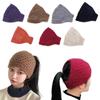 Hair Accessories Knitted Hat Headband Lady Women Girl Cap Empty Top Hat Ear Warmer  Outdoor Sports