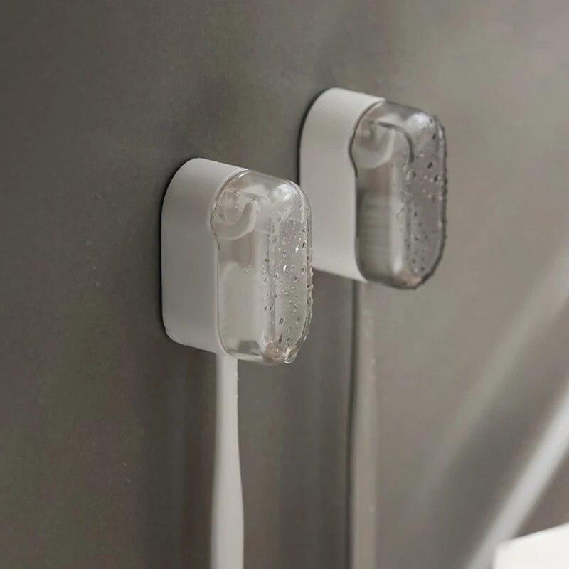 Держатель для зубных щеток Беспыльный Инновационный Необходим для дома Пыленепроницаемый Стильный дизайн Настенный монтаж