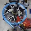 1pc Blue PE Wheel Rim Protector Film No-Residue Adhesive Aluminum Alloy Door Window Self-Adhesive Tape Car Repair Patch ToolPinstriping Tape 3
