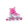 F-sports Розовая регулируемая металлическая сумка для катания на коньках с 2 подсветкой в ​​подарок