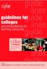 Книга CILIP Guidelines for Colleges : Recommendations for Learning Resources