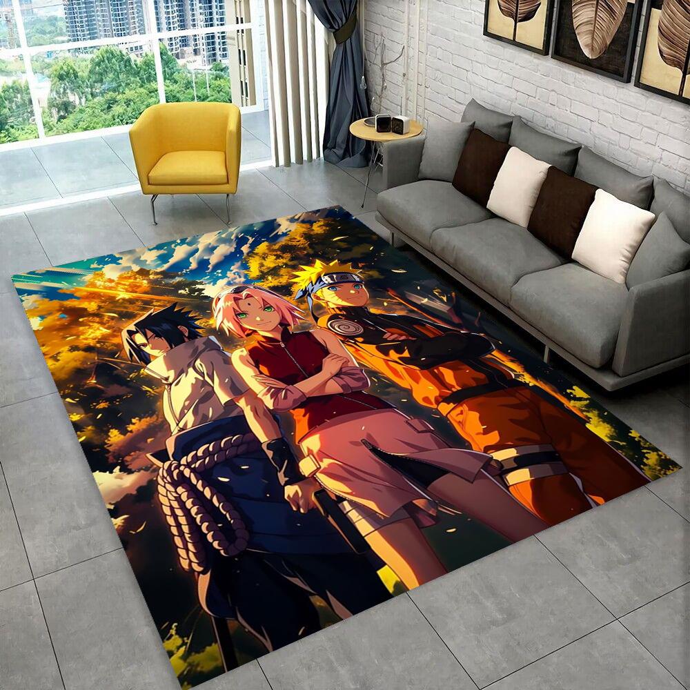 N-Naruto Cartoon Anime I-Itachi Carpet Rug for Playroom Bedroom Living Room Sofa Home Decor,kids Area Rug Non-slip Floor Mat