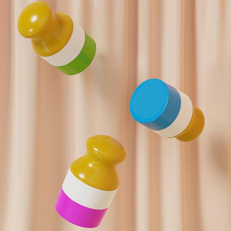 Солнцезащитный ролик-аппликатор в форме животного медведя, многоразовые сшитые флаконы для лосьона-крема, солнцезащитный аппликатор для лосьона