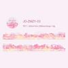 JIANWU Color Ink Word Language Series Vintage Watercolor Smudge Landscape Material Collage PET Tape Creative Journal Stationery