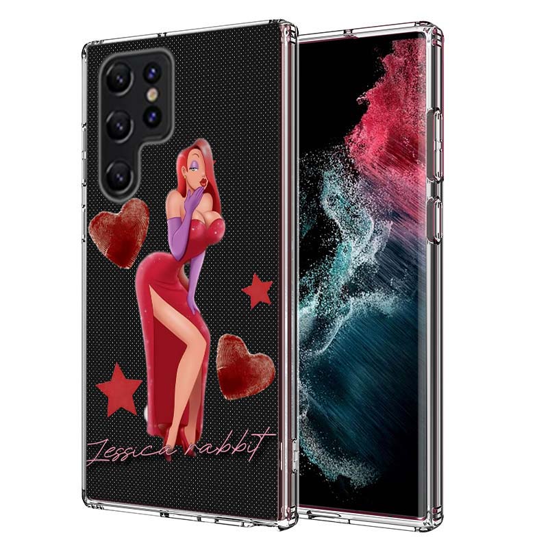 J-Jessica R-Кролики Capa Чехол для телефона Samsung S26 Ultra S25 Edge Galaxy S23 S21 S20 S24 FE S22 S10 Plus Прозрачный корпус из ТПУ