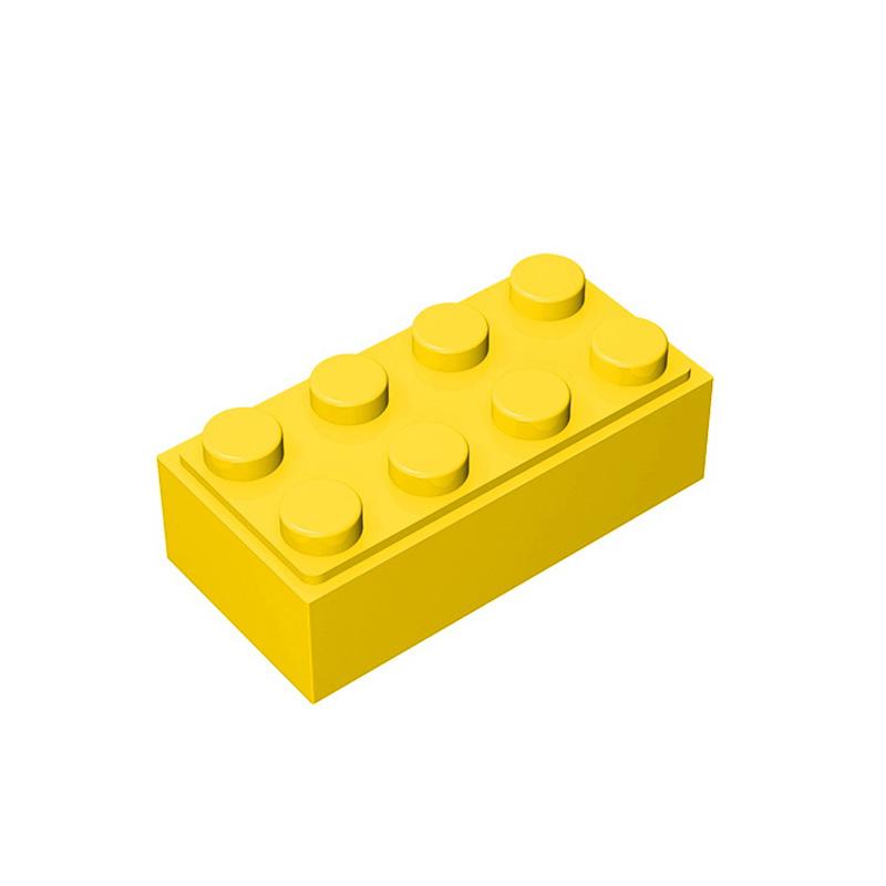 MOC 10 шт. 3001 2x4 Кирпичи Строительные Блоки Высокотехнологичная Пластина Доска Сборка Образовательные Частицы Идея Игрушки Детский Подарок на День Рождения