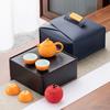 Ceramic Ge Kiln Kung Fu Travel Tea Set Set for Business, Real Estate, Banking, Corporate Event Gift, Portable Teapot