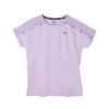 Comfortable Versatile Short Sleeve T-Shirt Women Tops Light-Lavender 520286-16