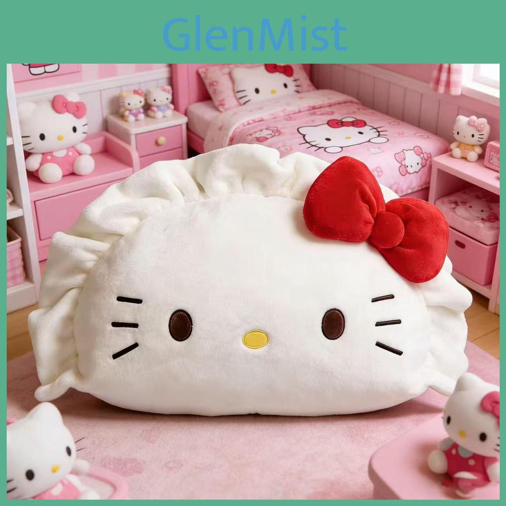 Kt Cat Dumpling Cartoon Plush Pillow For Bed Couch Reading Support