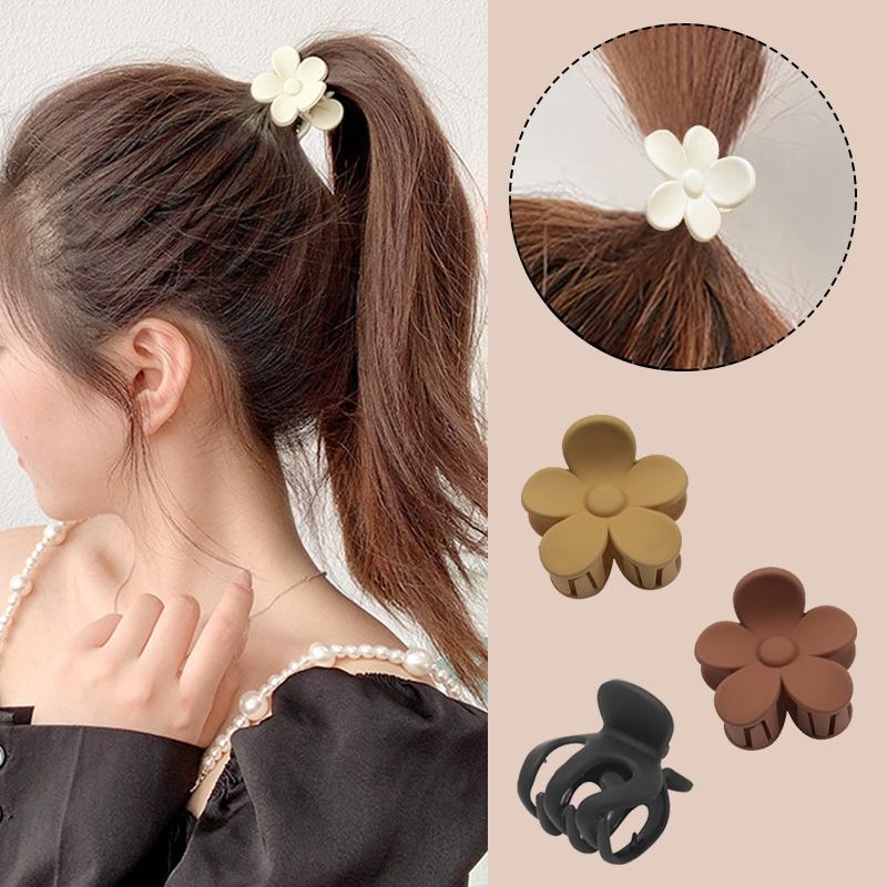 1 шт. милые заколки для волос с цветком для девочек, заколки-крабы, женские шпильки, заколки-крабы, держатели для хвостиков, головные уборы, аксессуары для волос